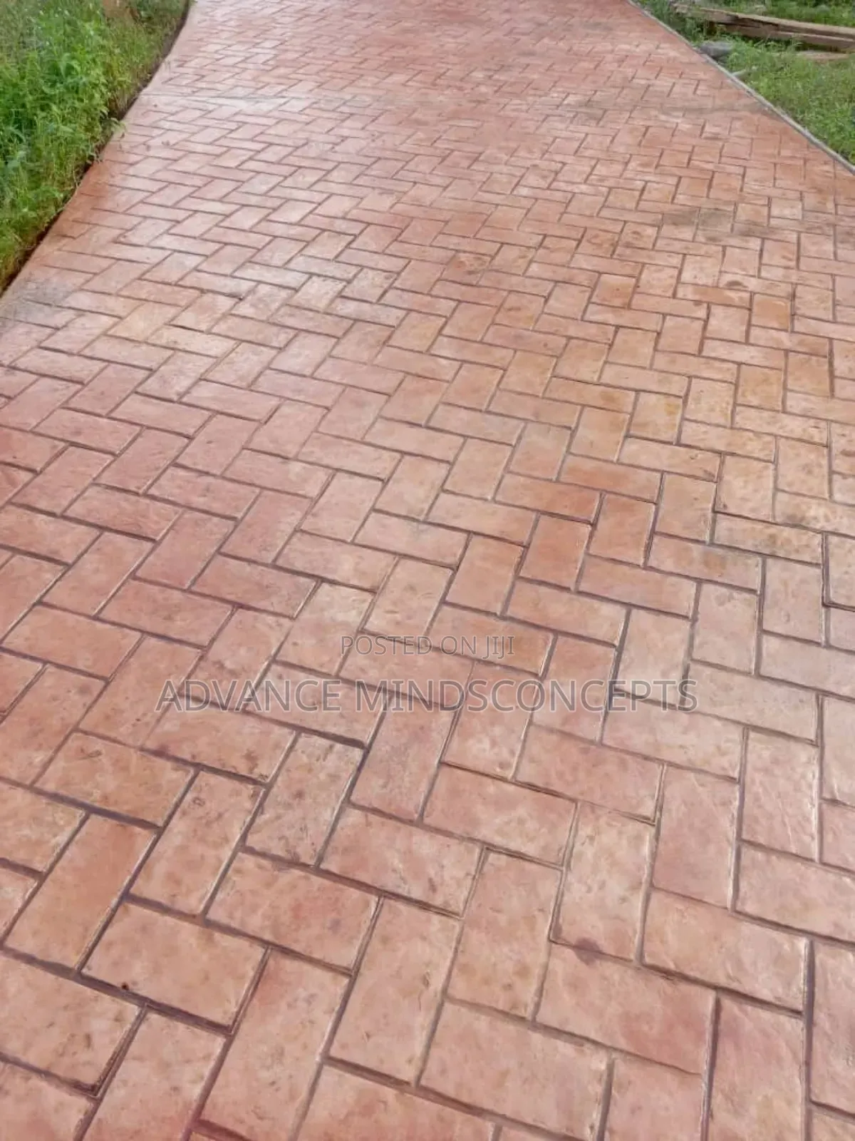 Stamp Concrete Interlock Pavers Design