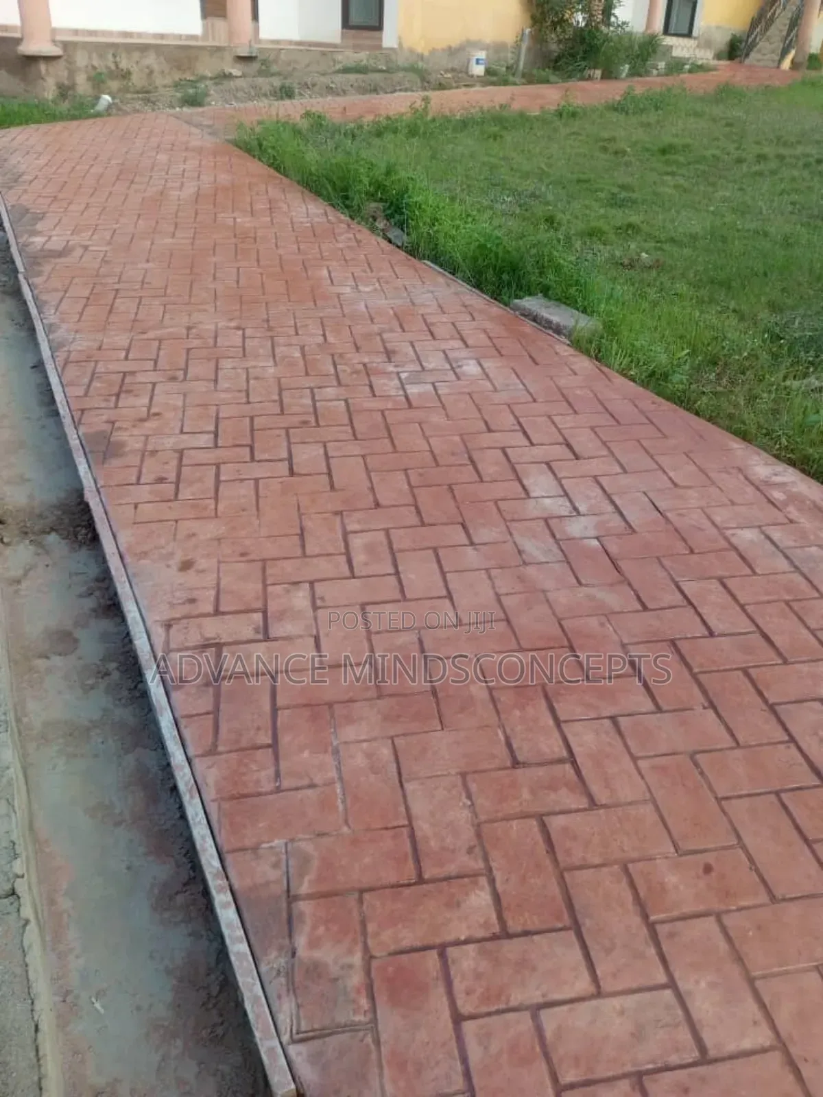 Stamp Concrete Interlock Pavers Design