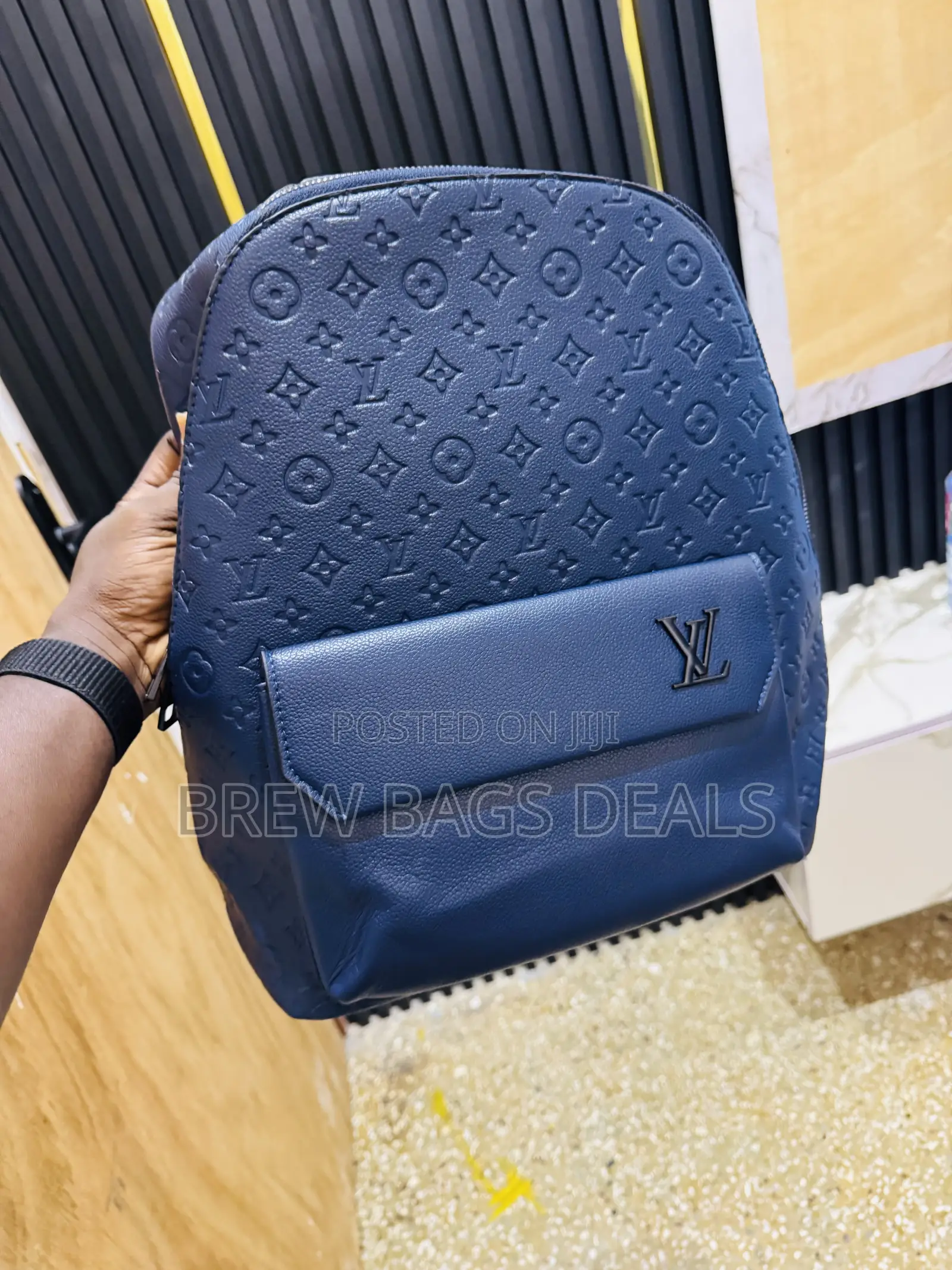 Quality Pure Leather Louis Vuitton Backpack.
