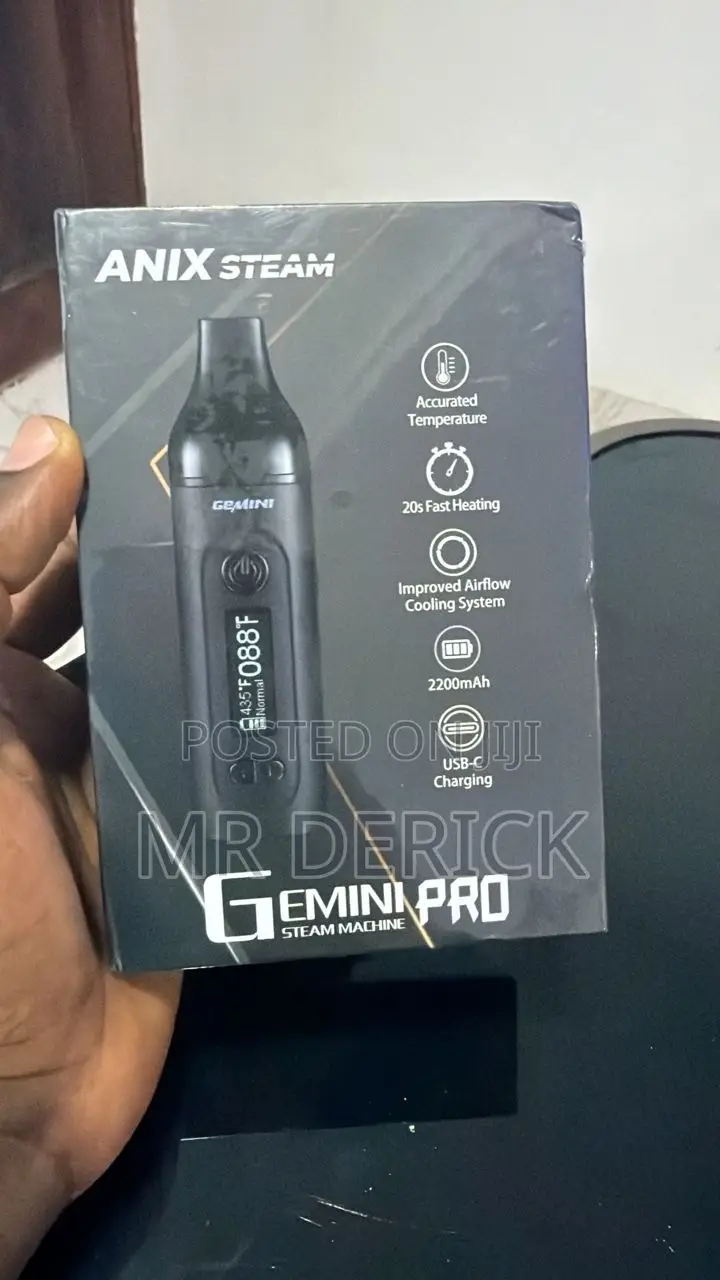 Anix Gemini Pro Dry Herb Vaporizer Oven Large Heath Chamber Electronic