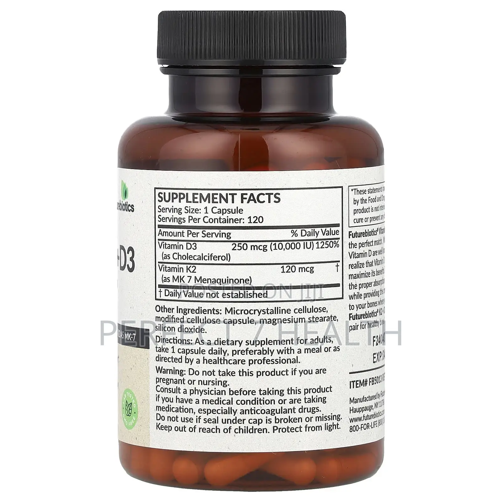 Vitamin D3 (10,000iu + 120mcg Per Capsule) Extra Strength, 120 Caps