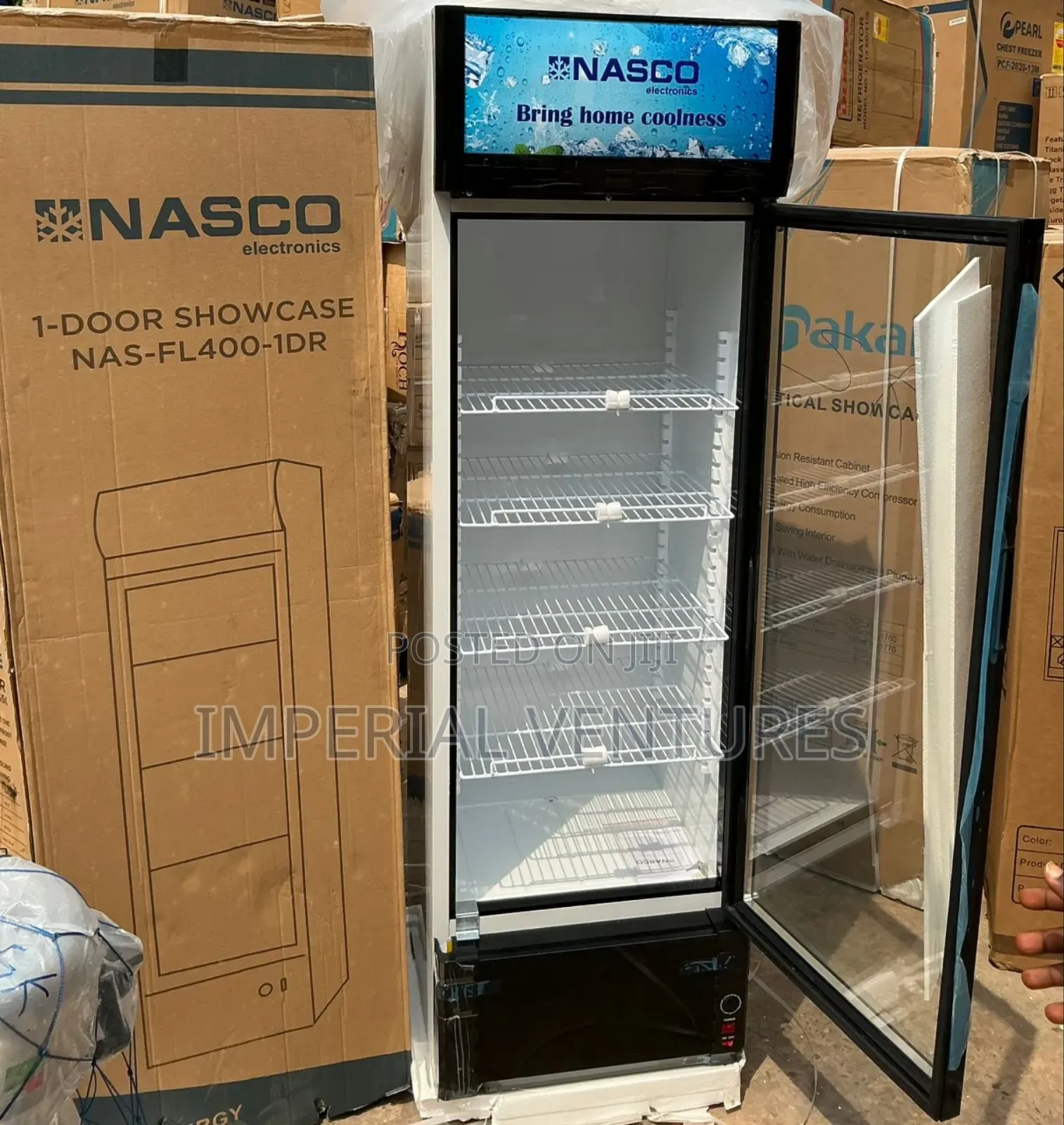 Nasco Showcase Fridge 358ltrs