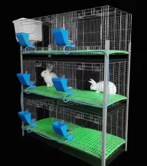 Battery Cages for Rabbits(18 Rooms)