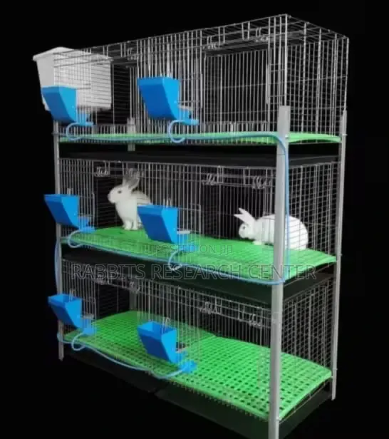 Battery Cages for Rabbits(18 Rooms)