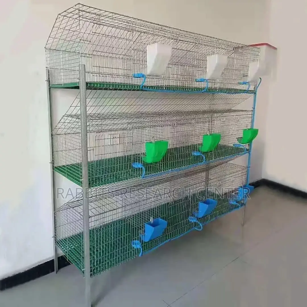 Battery Cages for Rabbits(18 Rooms)