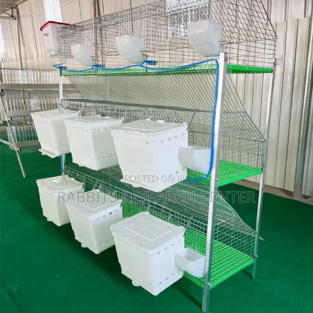 Battery Cages for Rabbits(18 Rooms)