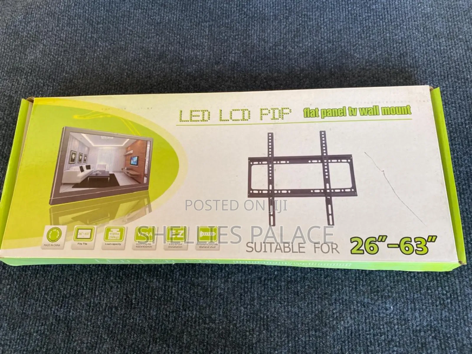 Wall Mount Bracket for Led/LCD/Plasma TV - Black