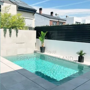 Modern Backyard With Private Pool and Stylish Landscaping