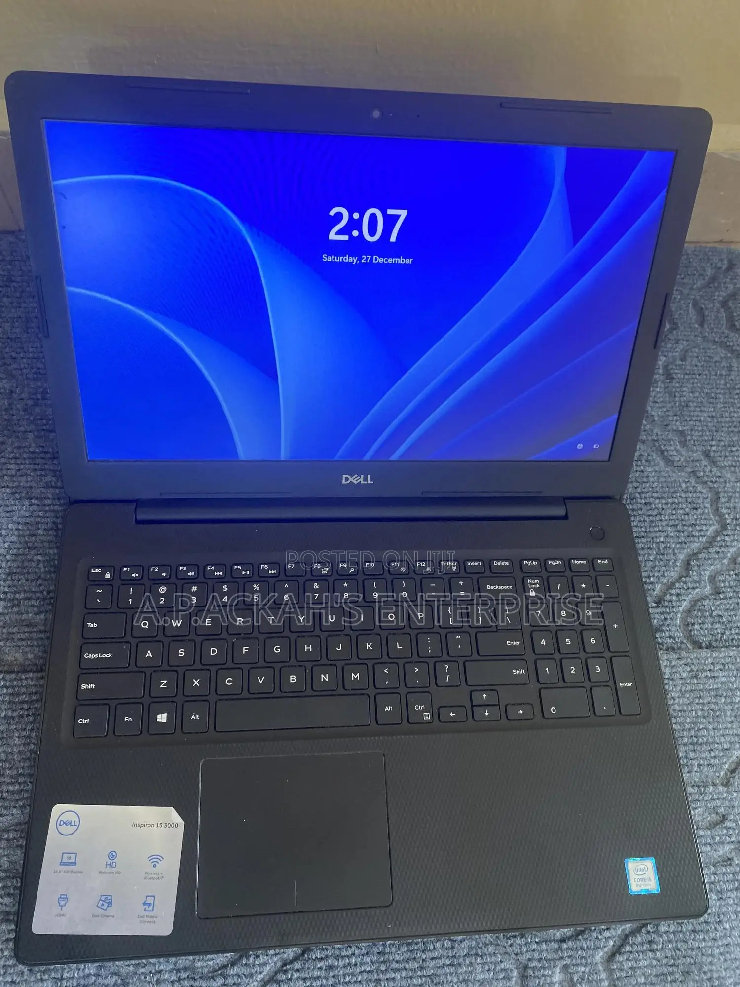Laptop Dell Inspiron 15 8GB Intel Core i5 SSD 256GB