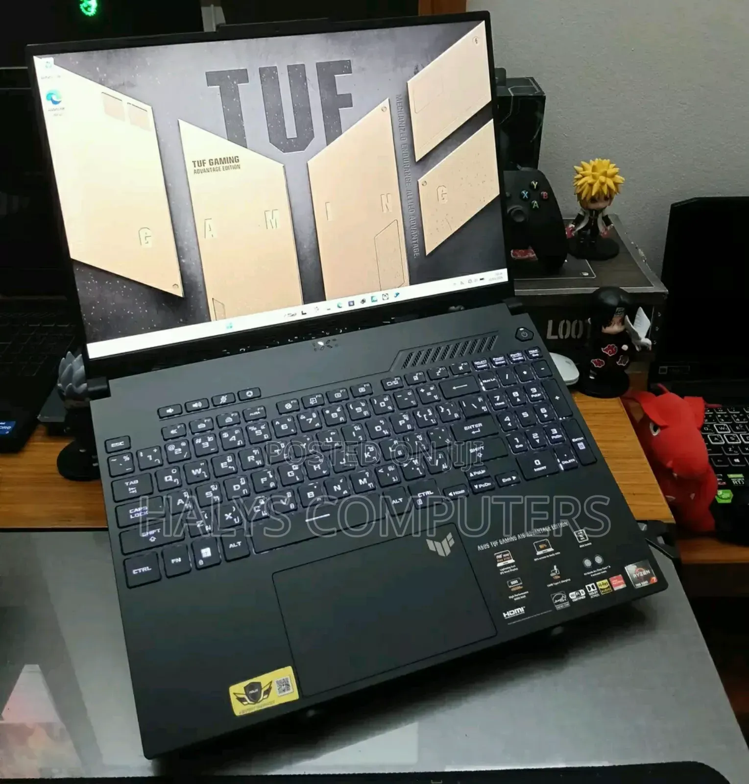 New Laptop Asus TUF Gaming A15 16GB AMD Ryzen 7 SSD 1T