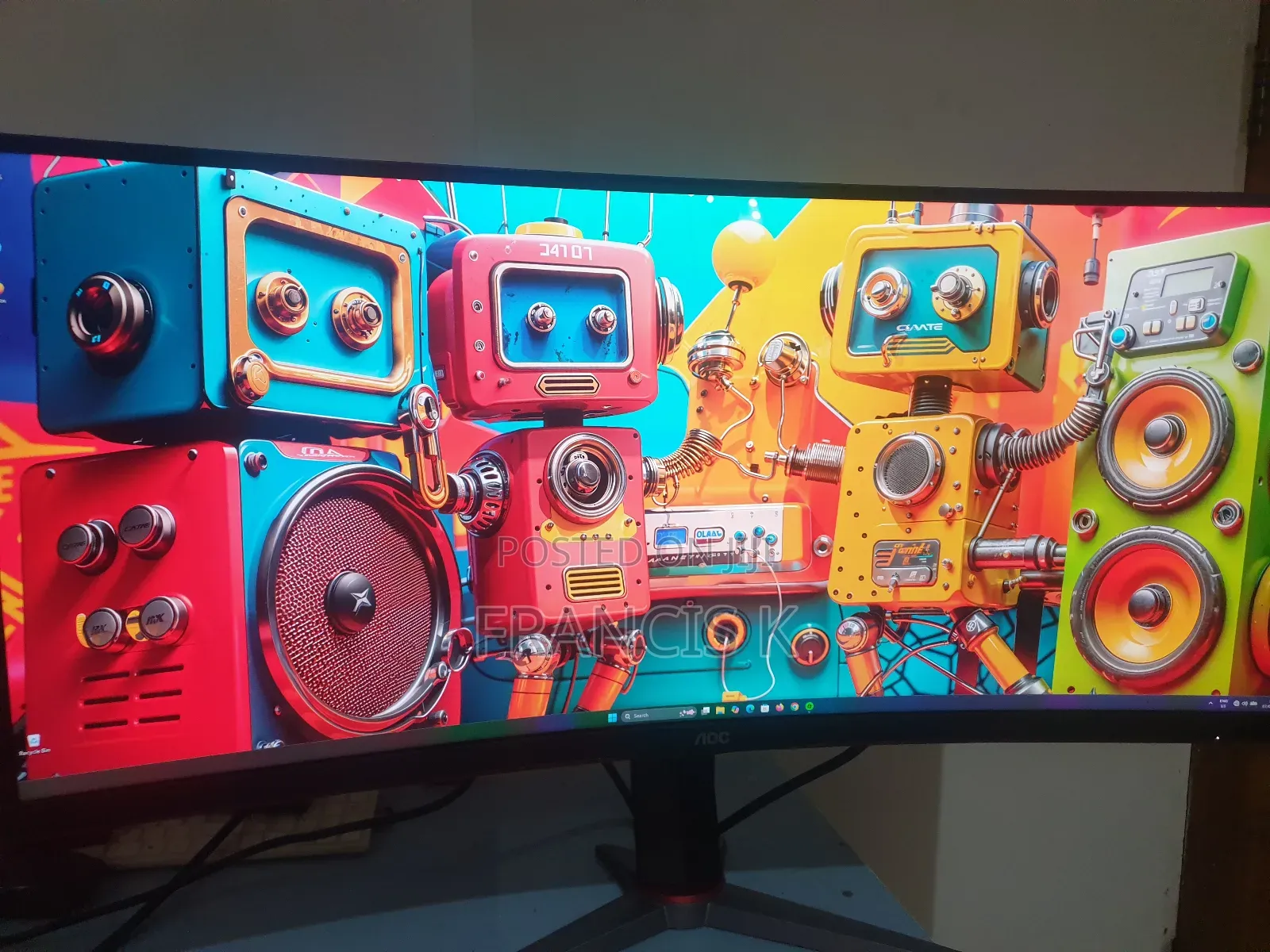 Aoc Curved Ultra Wide 165hz "34" Gaming Monitor
