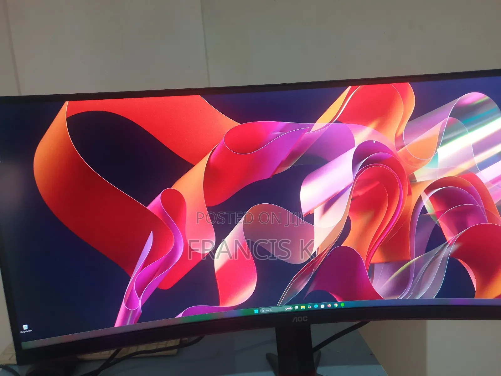 Aoc Curved Ultra Wide 165hz "34" Gaming Monitor