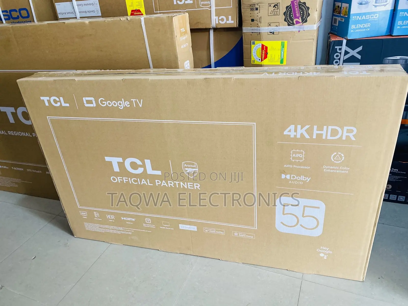 Size; 55 Inch TCL Android Tv