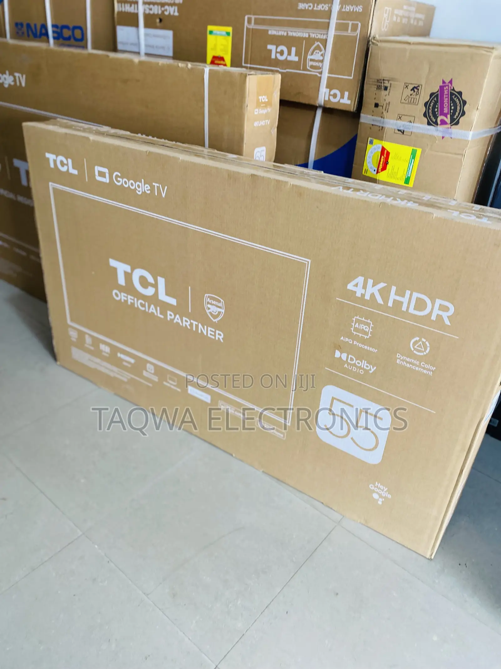 Size; 55 Inch TCL Android Tv