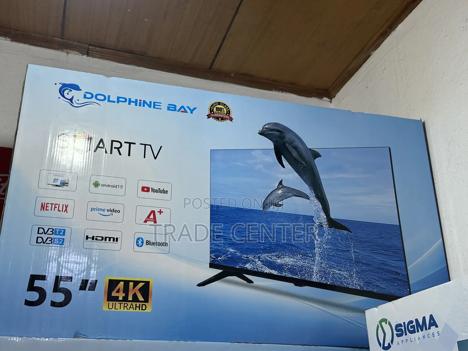 High Quality Graphics Dolphine Bay 55 Smart Tv