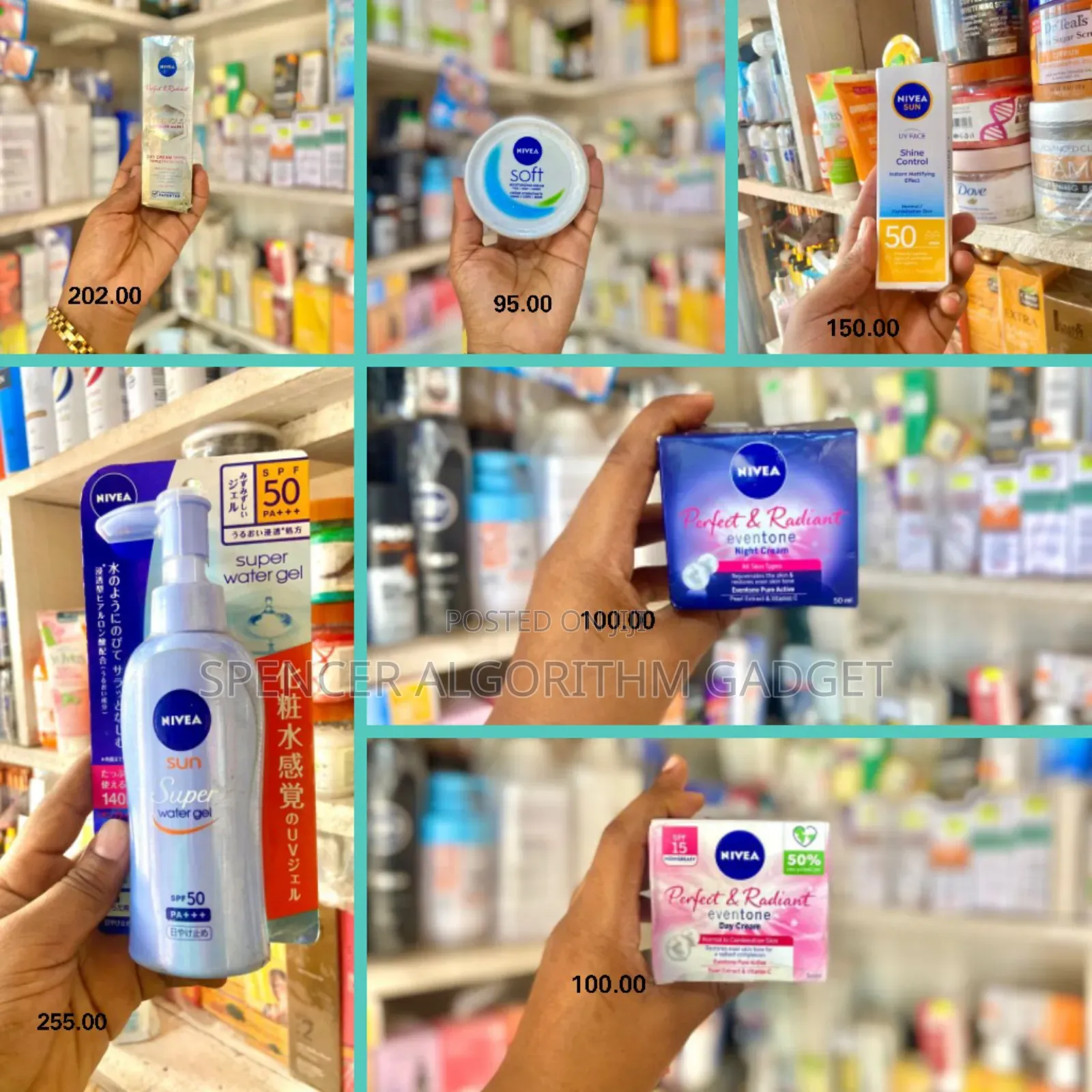 Nivea Lumnous Anti Dark Spots/Day Nightcrm/Sungel/Soft/Sunshine CNTRL