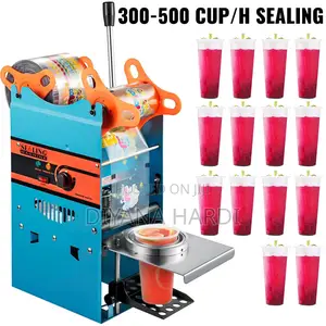 Professional Manual Cup Sealing Machine - High Speed 500 Cups/Hr