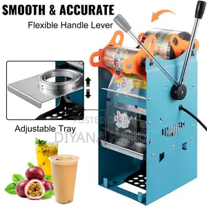Professional Manual Cup Sealing Machine - High Speed 500 Cups/Hr