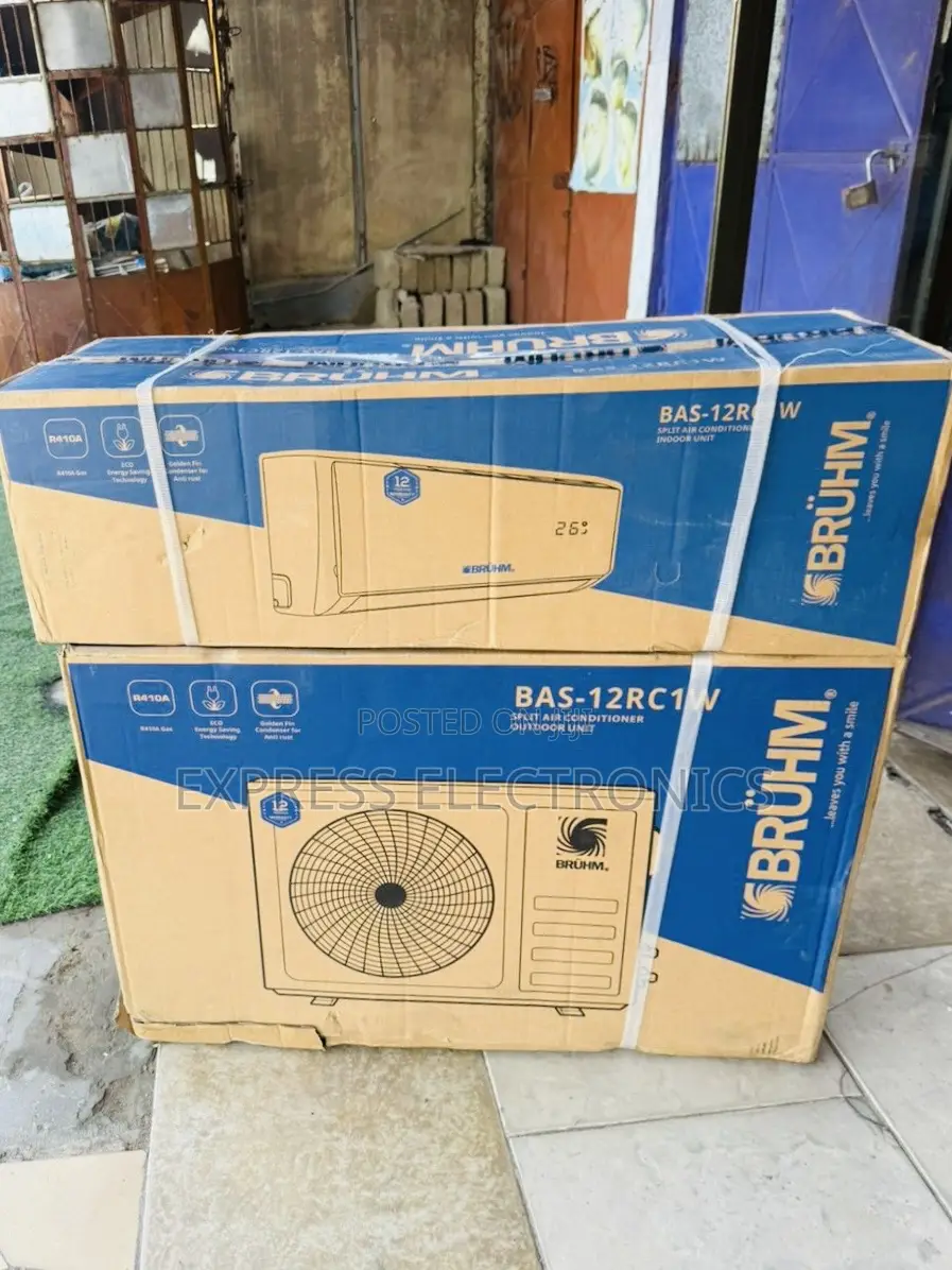 Highly Recommended White Air Conditioner Bruhm 1.5hp Split Bruhm