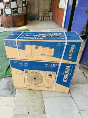 Ultra Modern Sleek White Bruhm 1.5hp Split Air Conditioner