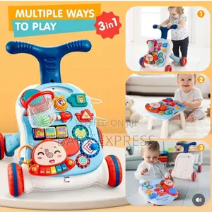 Baby Walker /Pusher With Music Activity Tray