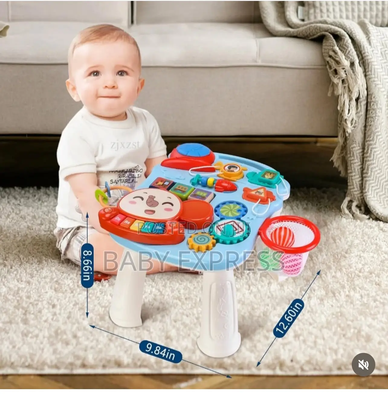 Baby Walker /Pusher With Music Activity Tray