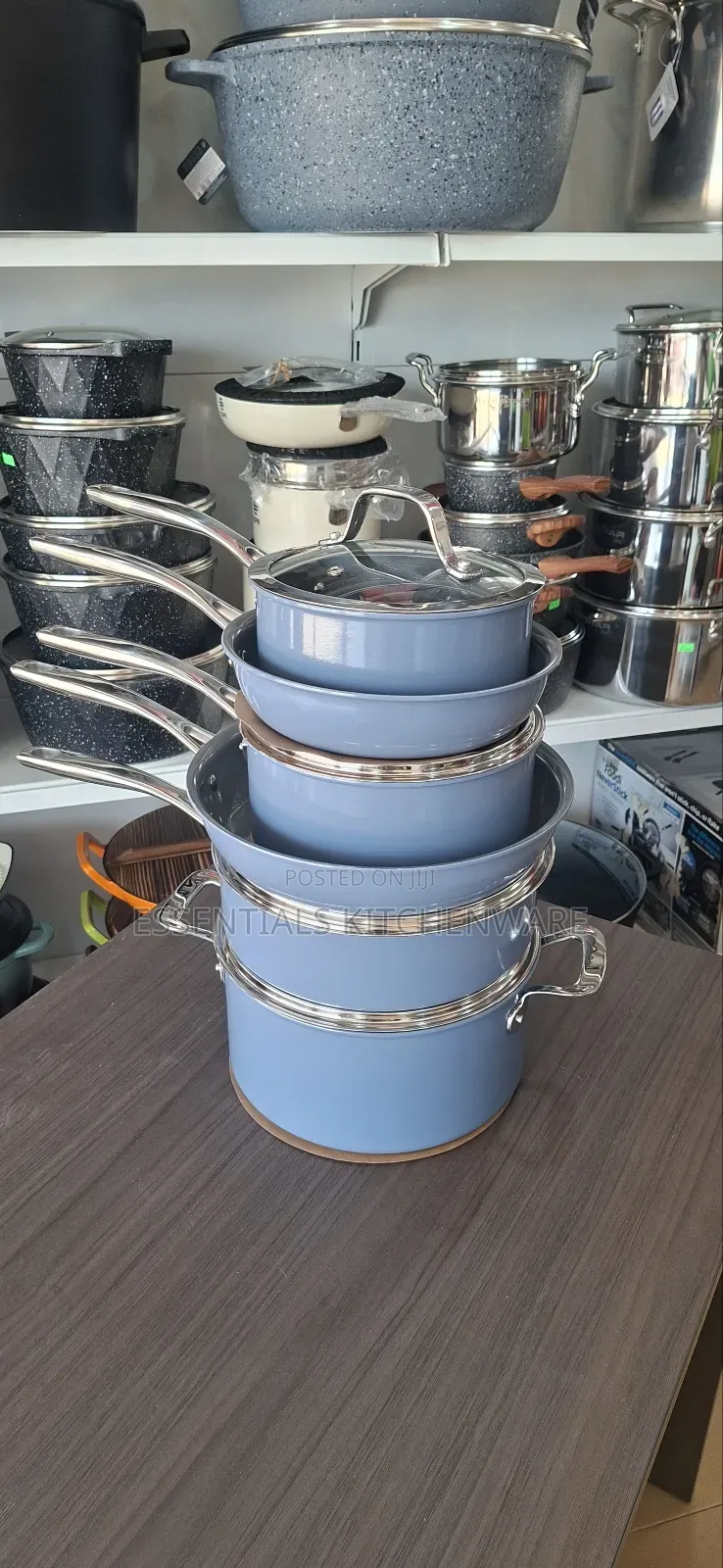 T-Fal Ceramic 10pcs Non-Stick Cookware Set