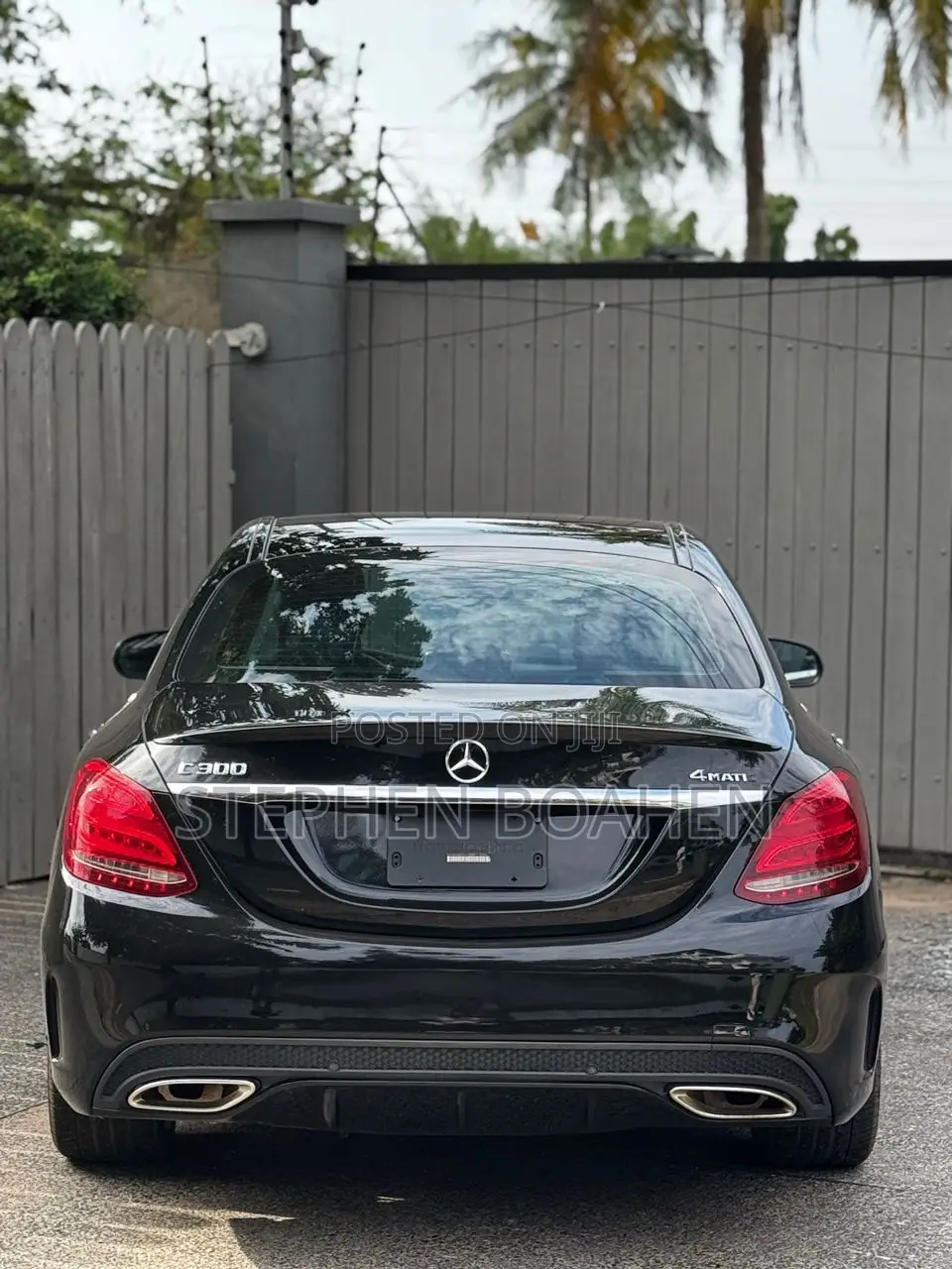 Mercedes-Benz C300 2017 Black