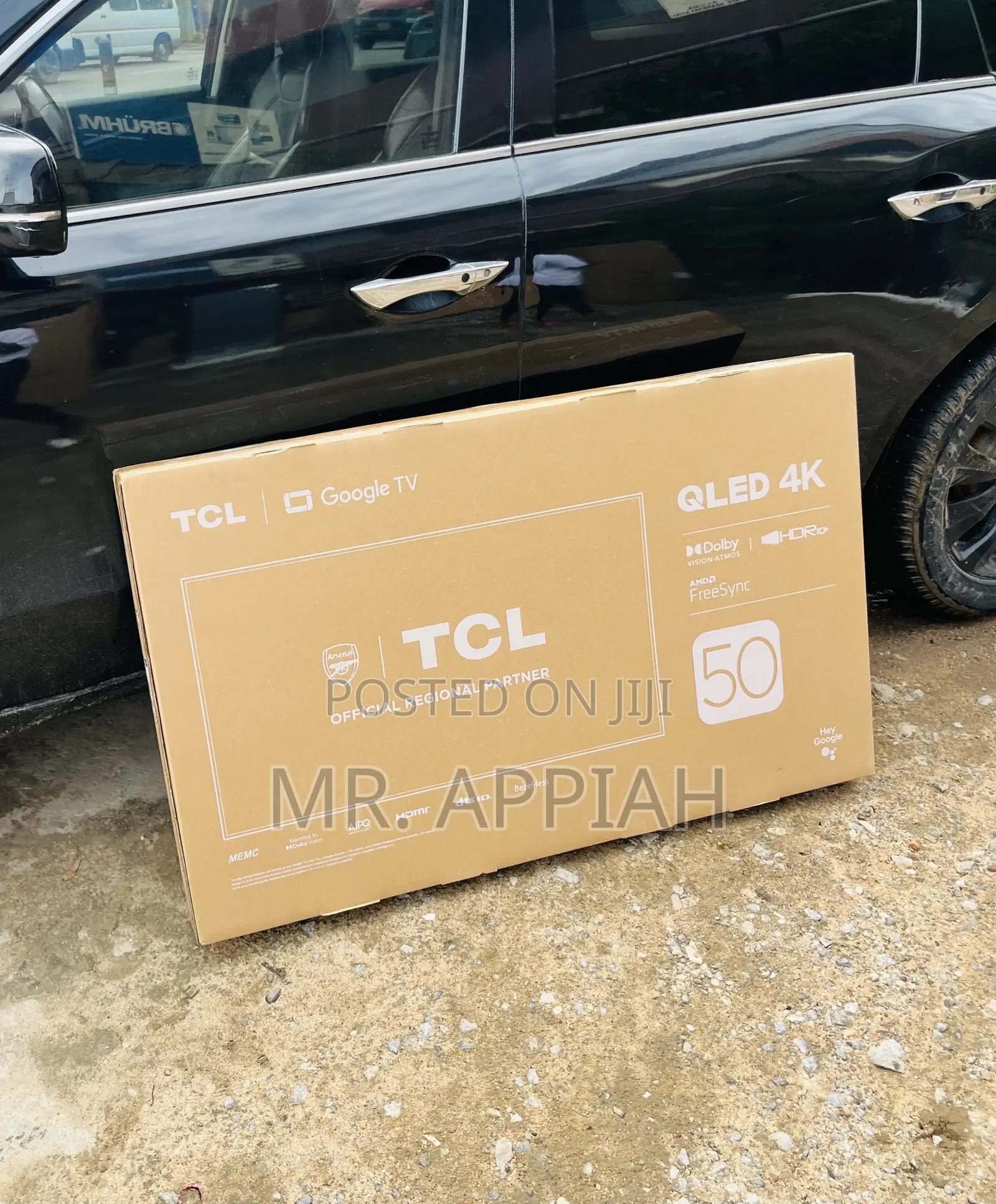 Order Classic TCL 50” Qled Smart Satellite Android Tv(Black) 
