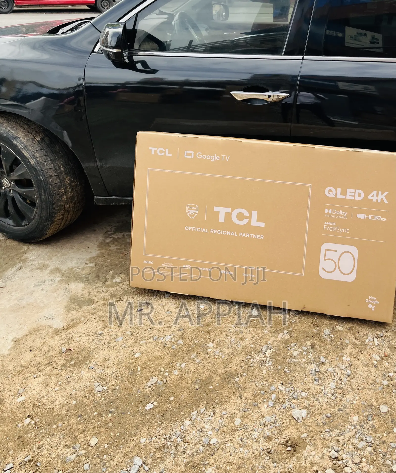 Order Classic TCL 50” Qled Smart Satellite Android Tv(Black) 
