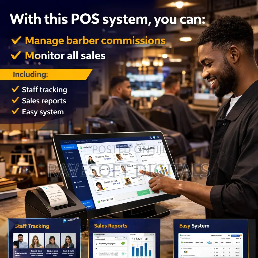 Pos System for Barbershops -- Fast Track Payments