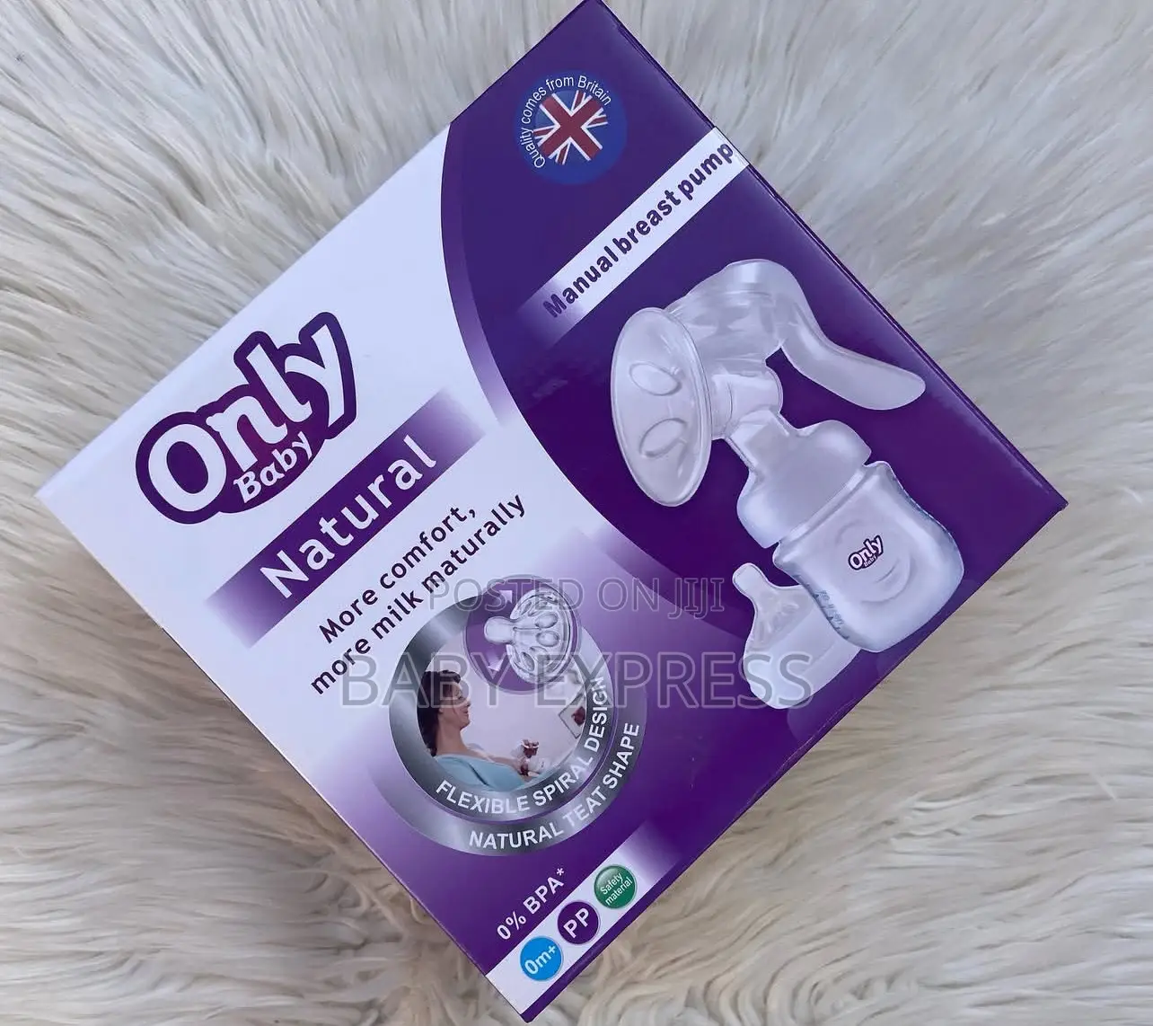 Manual Breast Pump With Bottle Lids – Easy Hygienic