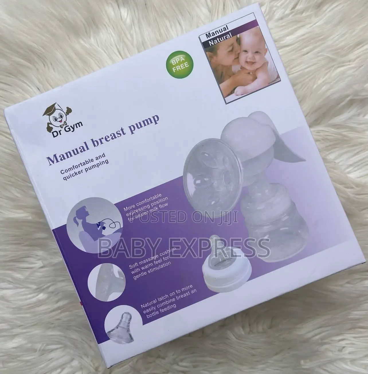 Manual Breast Pump With Bottle Lids – Easy Hygienic