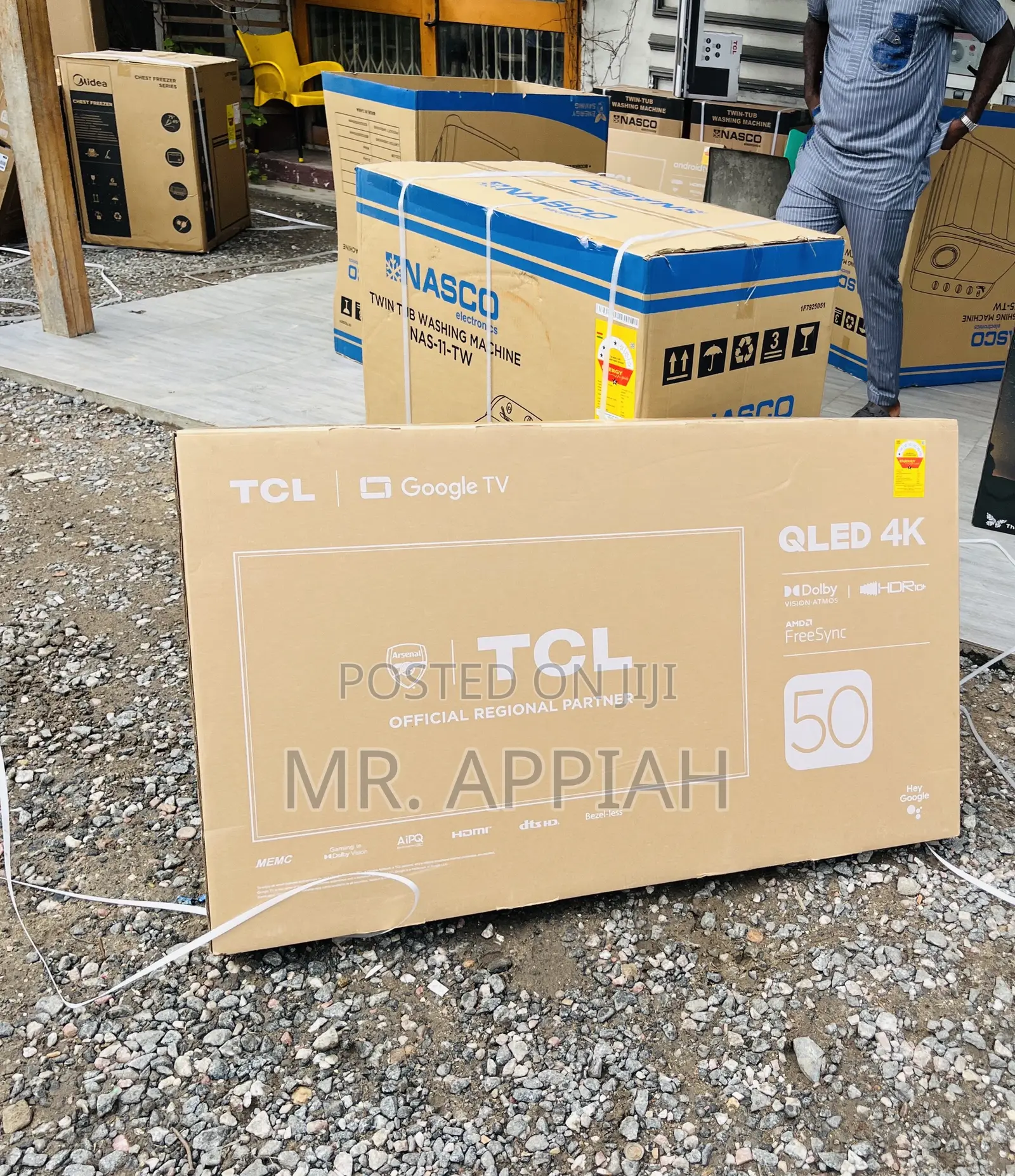 Order Adorable TCL 50” Qled Smart Satellite Android Tv(2025 Model)