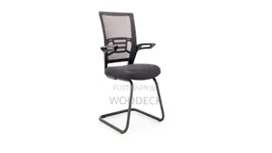 Modern Mesh Visitor/Conference Chair With Cantilever Base