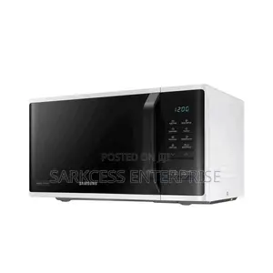 Samsung 23 Litre - Ms23k3513aw/Sg Solo - Microwave Oven-Black
