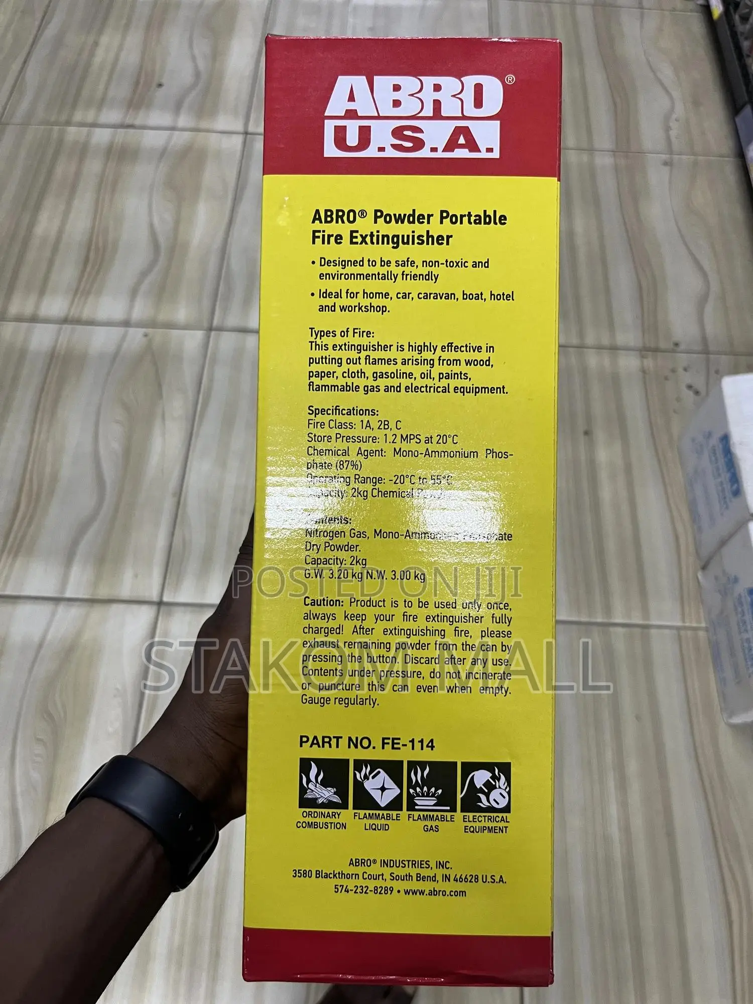 Fire Extinguisher - 2kg
