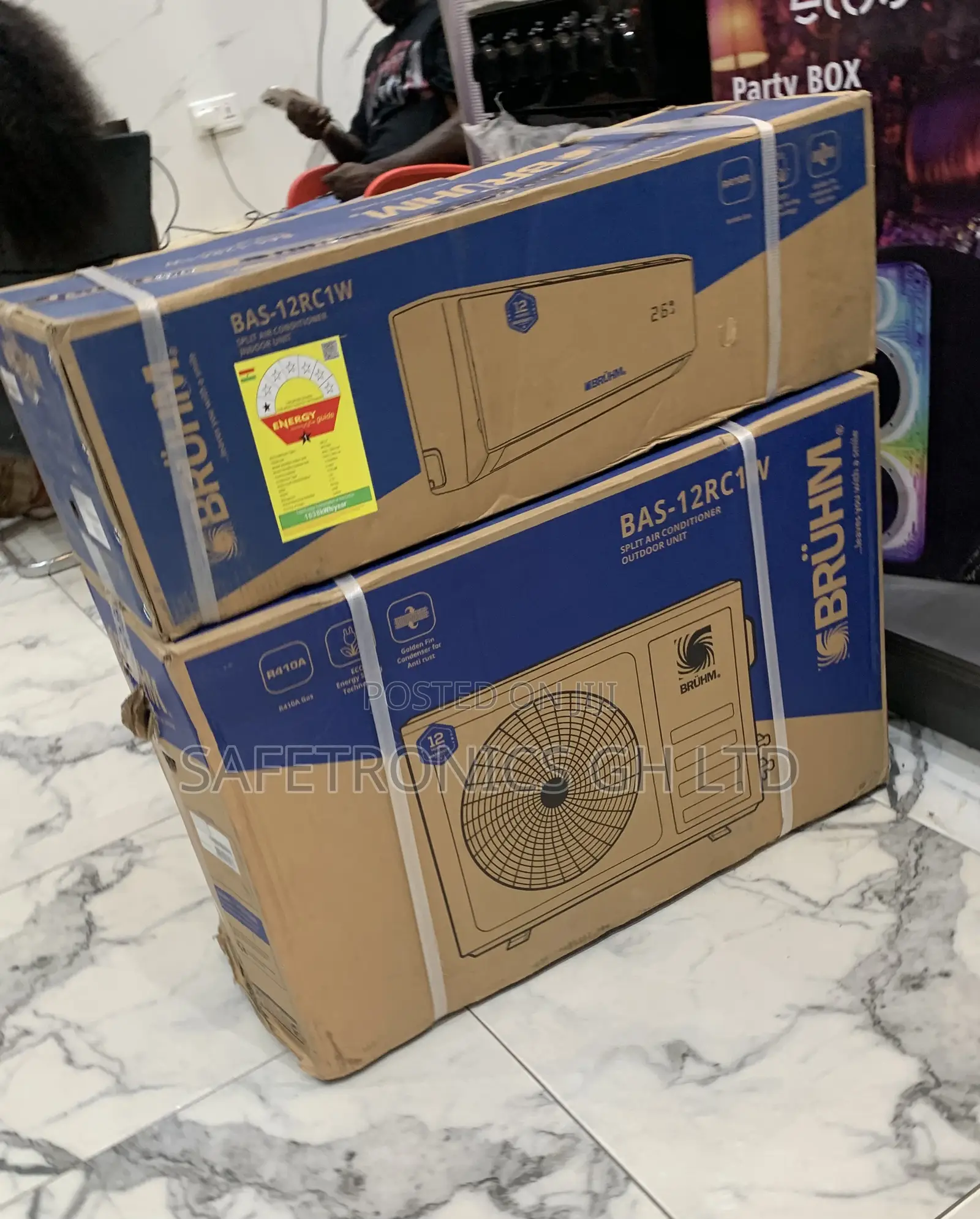 Shop Unique Bruhm 1.5 Hp Split R410 Ac Bas-12rcew