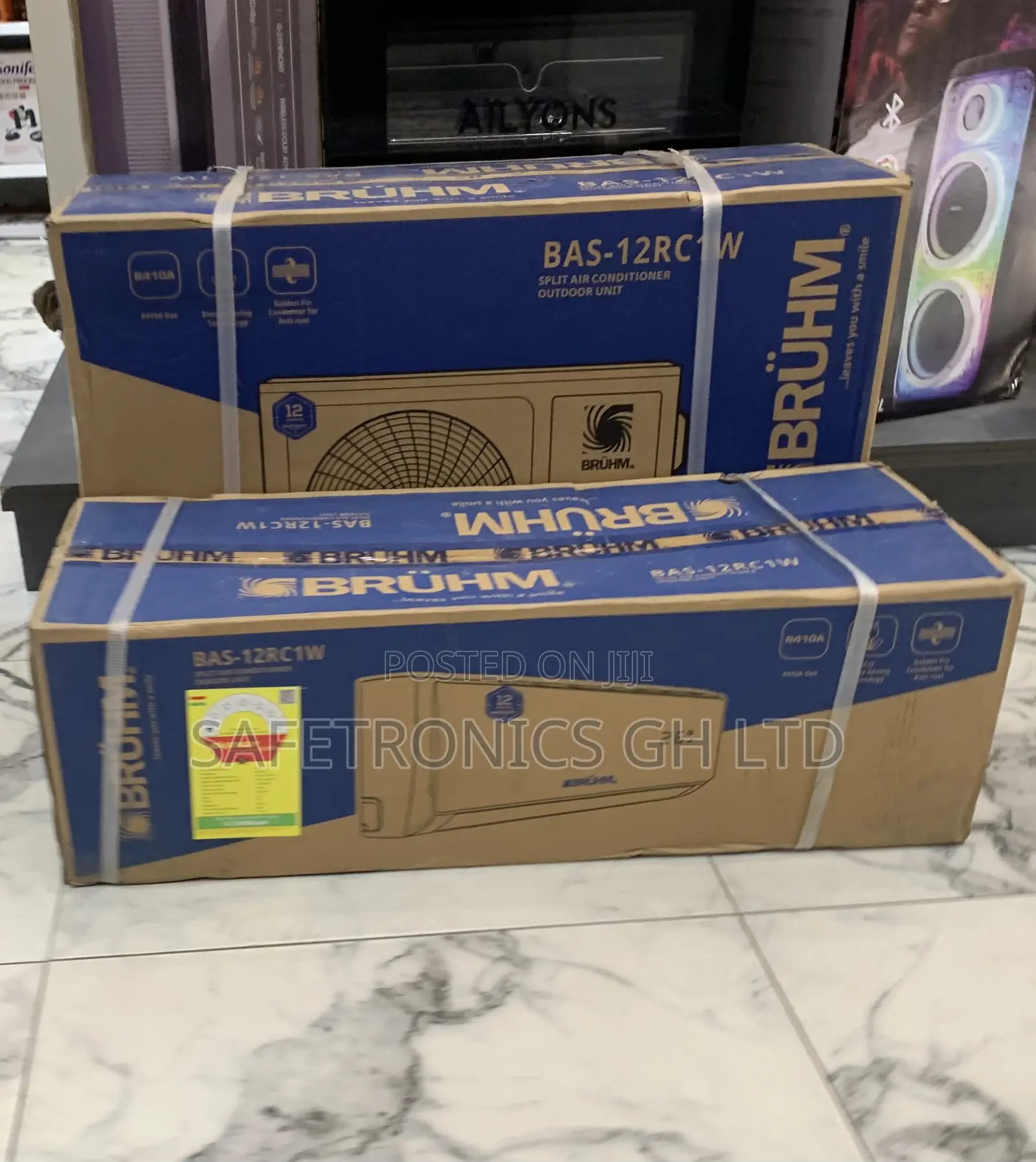 Secure 1.5 Bruhm New Split R410 Ac Bas-12rcew