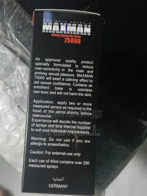 Maxman Delay Spray for Men