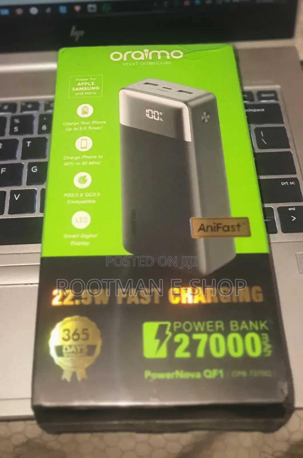 Oraimo 2700mah Quality Long-Lasting Powerbank