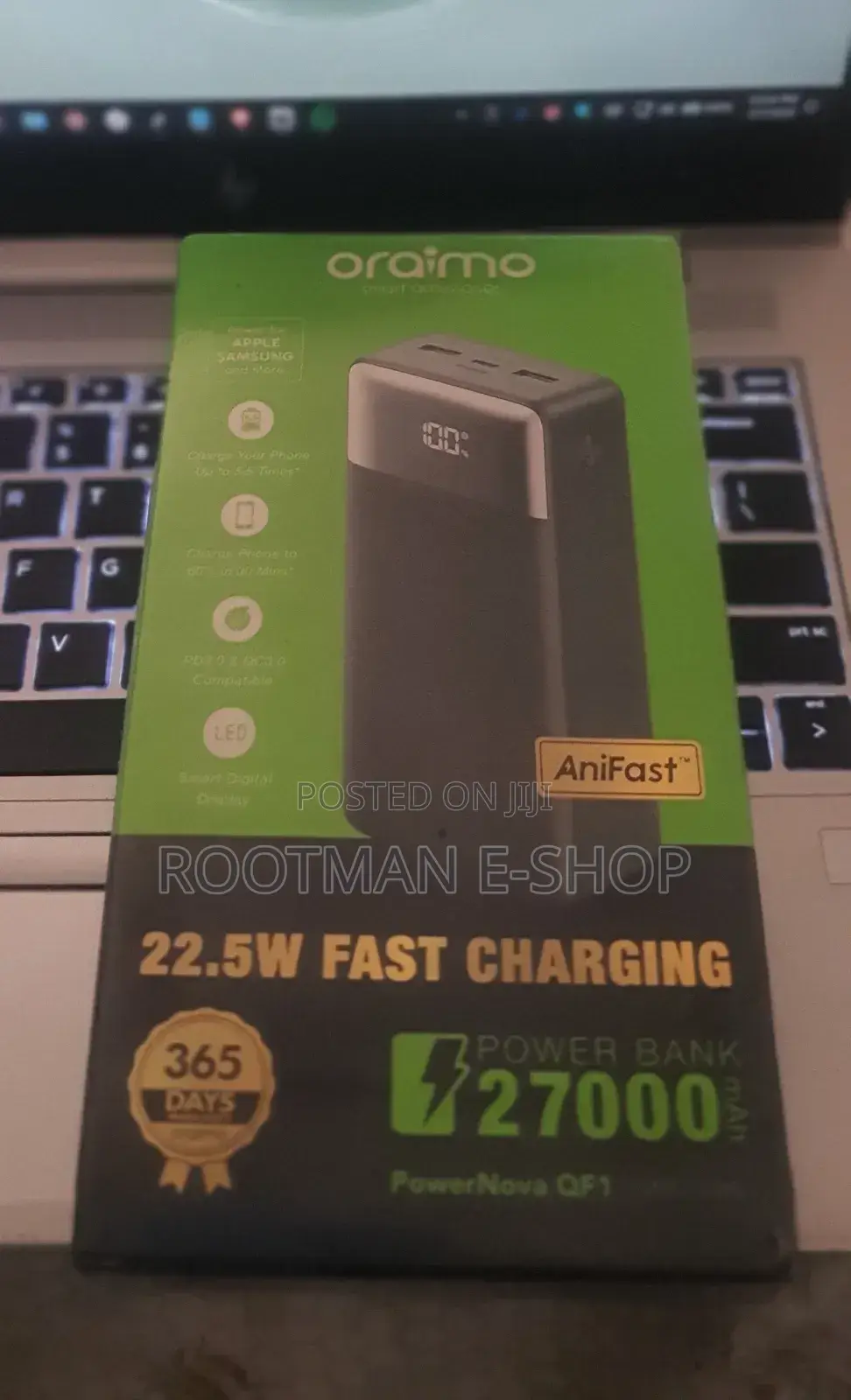 Oraimo 2700mah Quality Long-Lasting Powerbank