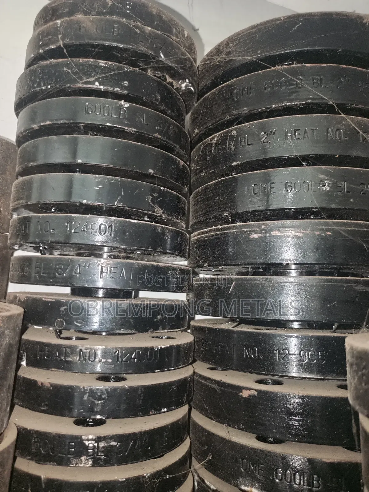 3/4" Steel Blind Flange 600lbs