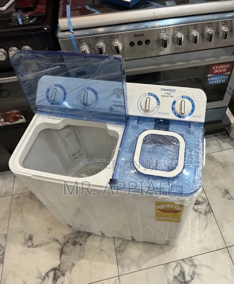 Shop Nasco 7kg Electric Washing Machine With Transparent Lid(Spin Dry)