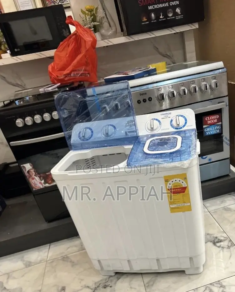Fabulous Nasco 7kg Washing Machine With Transparent Lid(Top Load)