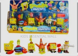 Sponge Bob Square Pant Action Figures Set for Kids