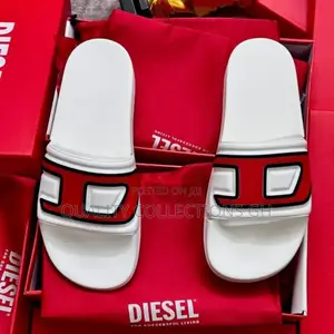 White Diesel Slippers