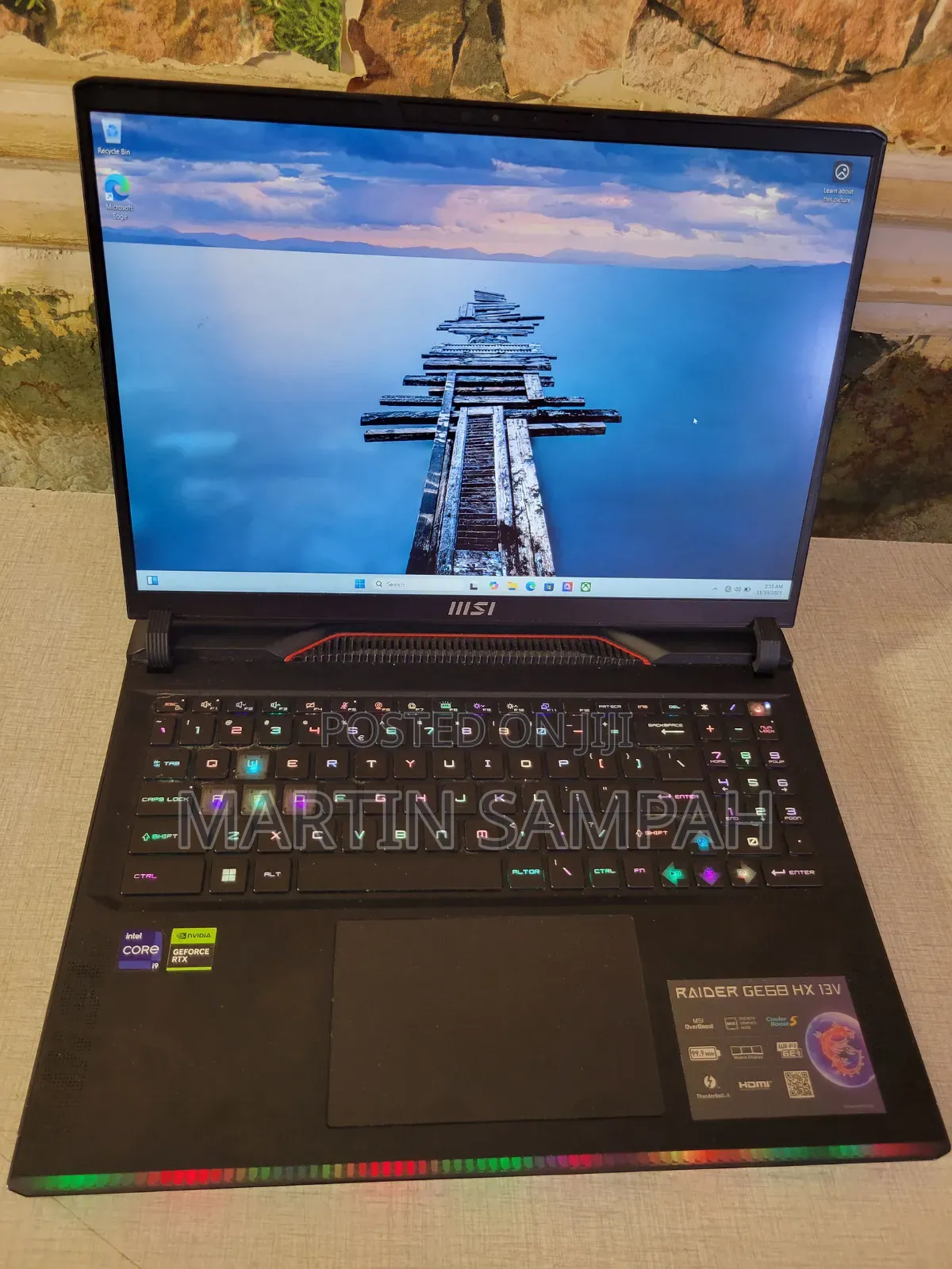 Laptop MSI GE66 Raider 32GB Nvidia SSD 1T
