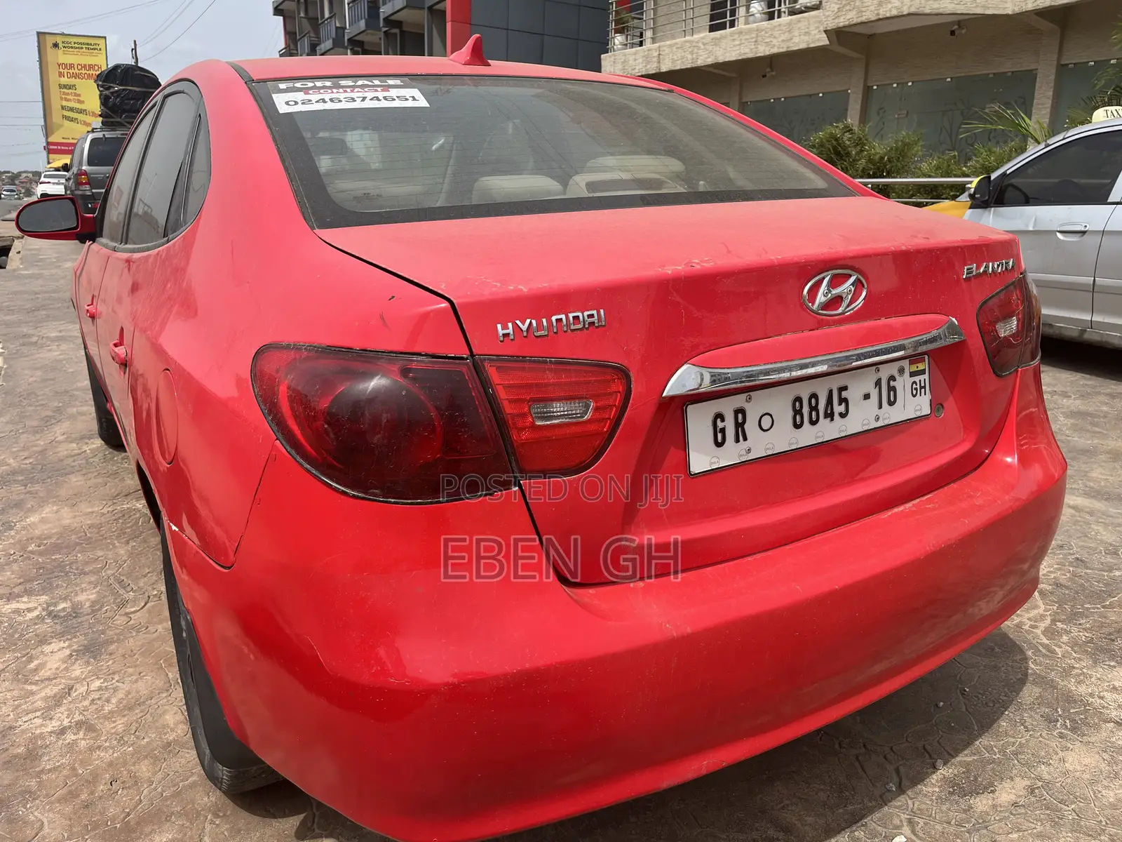 Hyundai Elantra 1.6 GLS 2008 Red