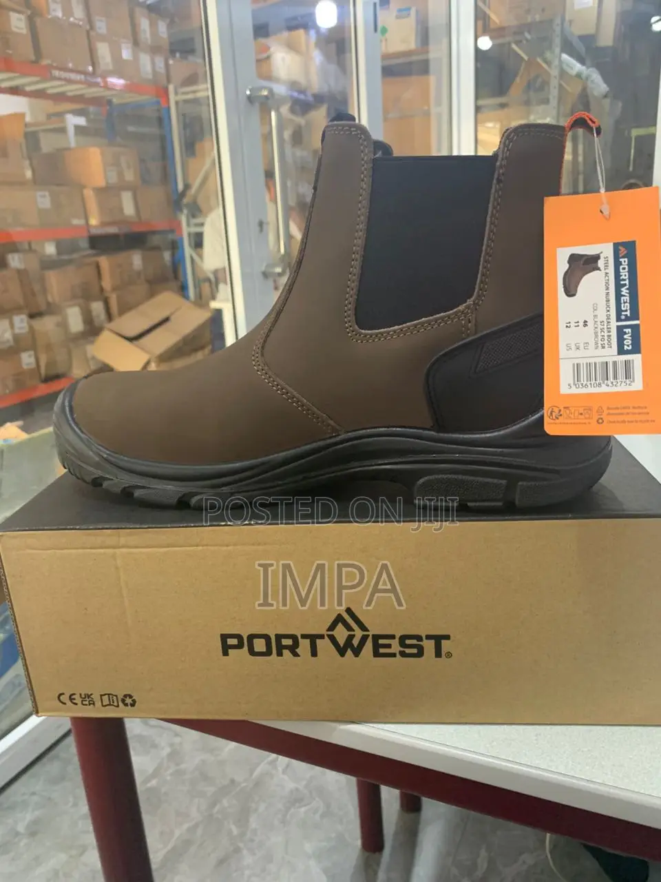 Fv02 - Steel Action Nubuck Dealer Boot S7 Sc Fo Sr